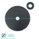 image 3 of Argon Tableware Round Slate Placemats & Coasters Set - 33cm - Grey Grey