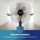 image 4 of GEEPAS 16’’ Pedestal Fan, Height Adjustable & Pivoting Fan Head, Oscillating – 60W