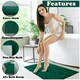 image 3 of VELVETIO Bath Mats & Pedestal Mat Set Anti Slip Super Soft Water Absorbent Green | Teal