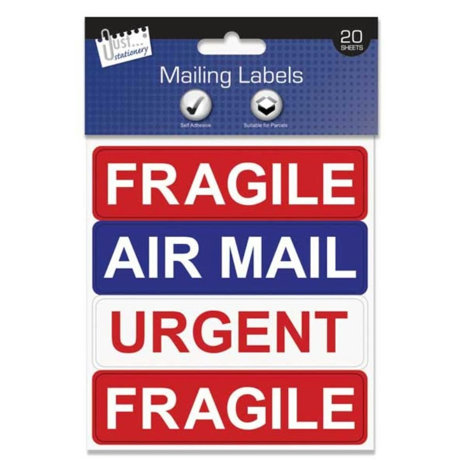 image 1 of Just Stationery Self Adhesive Mailing Labels