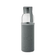 MidOcean Ebor Recycled Glass 500ml Bottle - Stone Grey - One Size White | One Size