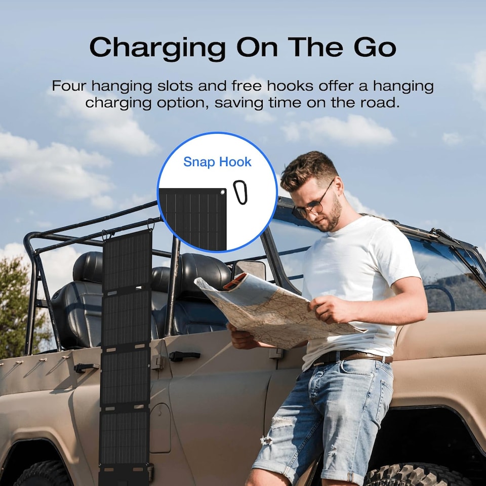 image 1 of EcoFlow River 3 UPS + 45W USB-C Solar panel Bundle Kit with 245wh capacity & 600w max power output