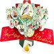 image 1 of Traditional Bauble Pop Up Christmas Card