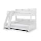 image 2 of Premium Modern White Triple Sleeper Bunk Bed 3ft (90cm) - Best Seller
