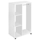 image 1 of HOMCOM Rolling Open Wardrobe Hanging Rail Storage Shelves for Clothes