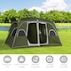 image 6 of Outsunny Camping Tent, Family Tent 4-8 Person 2 Room Easy Set Up