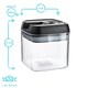 image 3 of Argon Tableware Flip Lock Plastic Food Storage Containers - 500ml - Grey - Pack of 3