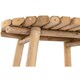 image 3 of Table set with 2 chairs Home ESPRIT Bamboo 50 x 50 x 105 cm N/A