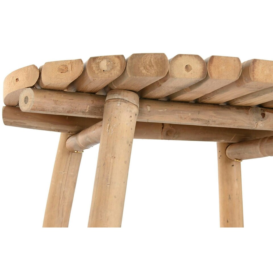 image 1 of Table set with 2 chairs Home ESPRIT Bamboo 50 x 50 x 105 cm N/A