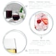 image 2 of LAV Gaia Stemless White Wine Glasses - 360ml - Clear - Pack of 6 Clear
