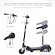 image 4 of HOMCOM Foldable Powered Scooter 120W w/ Adjustable Seat, Brake, Black
