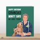 image 2 of Monty Says No Jobs Today! - Funny Monty Don Grandad Birthday Card