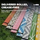 image 6 of Homescapes Outdoor Rug Runner Waterproof Reversible, 75 x 200 cm, Zoe Geometric Design