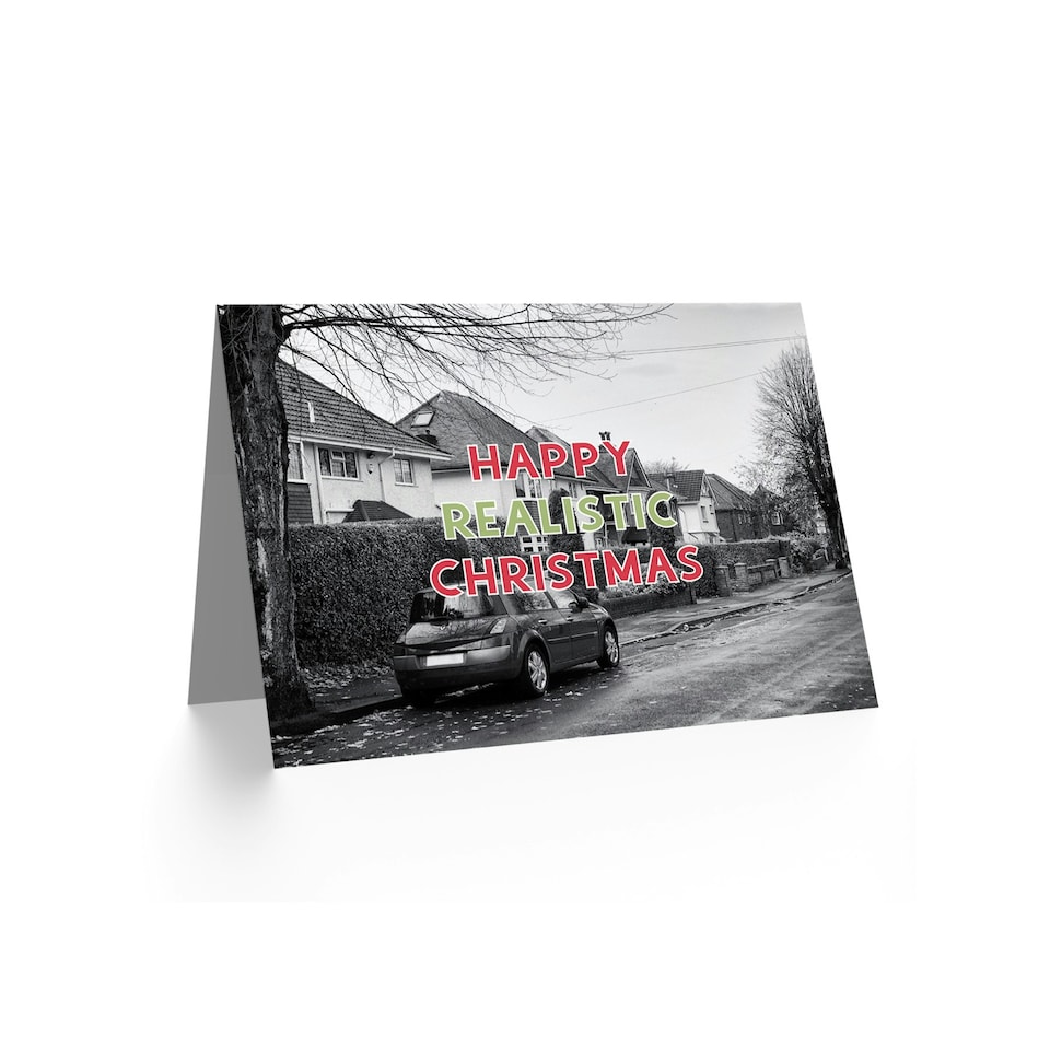 image 1 of Alternative Realistic Xmas Dull Street Christmas Card