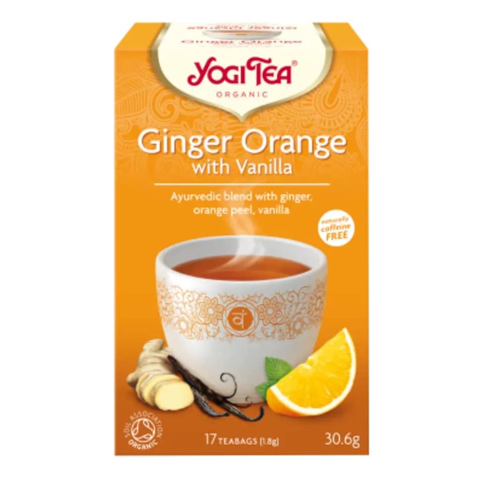 Ginger, Orange with Vanilla, Organic 17 Bags (Yogi Tea) | Multi