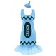 image 1 of Ladies Blue Crayon Dress – Fun Fancy Dress Costume N/A | M