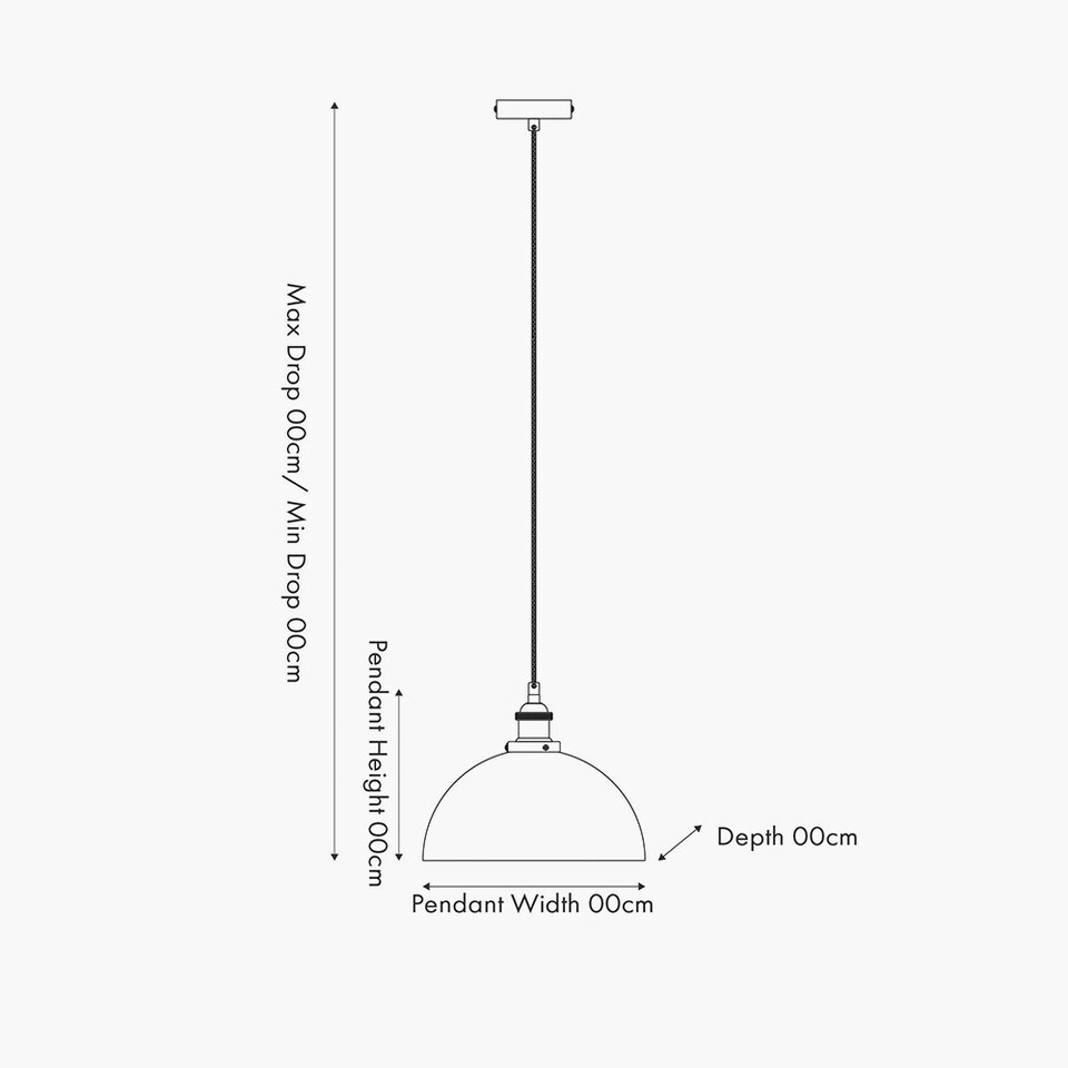 image 1 of Antique Silver Metal and Smoked Glass Dome Pendant Grey | W30xD30xH120cm