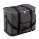 image 1 of GEEZY Zip Up Cooler Bag Insulated Picnic Food Carrier Grey 30L