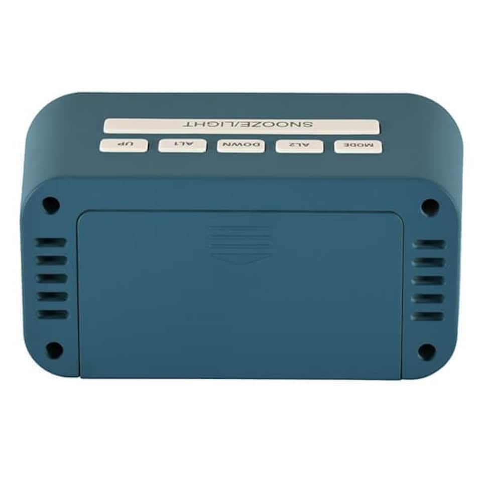 image 1 of Acctim Alta Alarm Clock Storm Blue | Blue