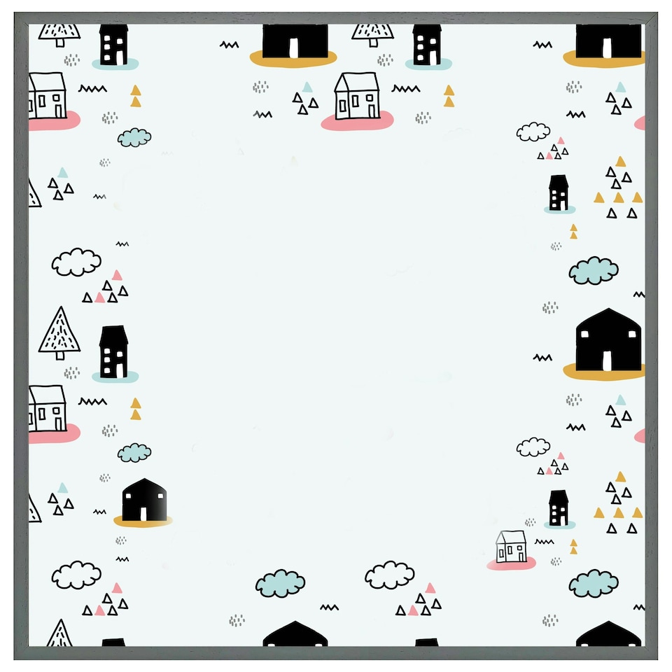image 1 of Scandy doodle (Picture Frame) Grey | L
