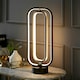 image 1 of ValueLights Infinity Black Adjustable Revolving Integrated LED Table Lamp Black
