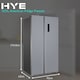 image 4 of HYE 505 Litre Frost Free American Fridge Freezer, 92cm, Silver - RF01AM505S07
