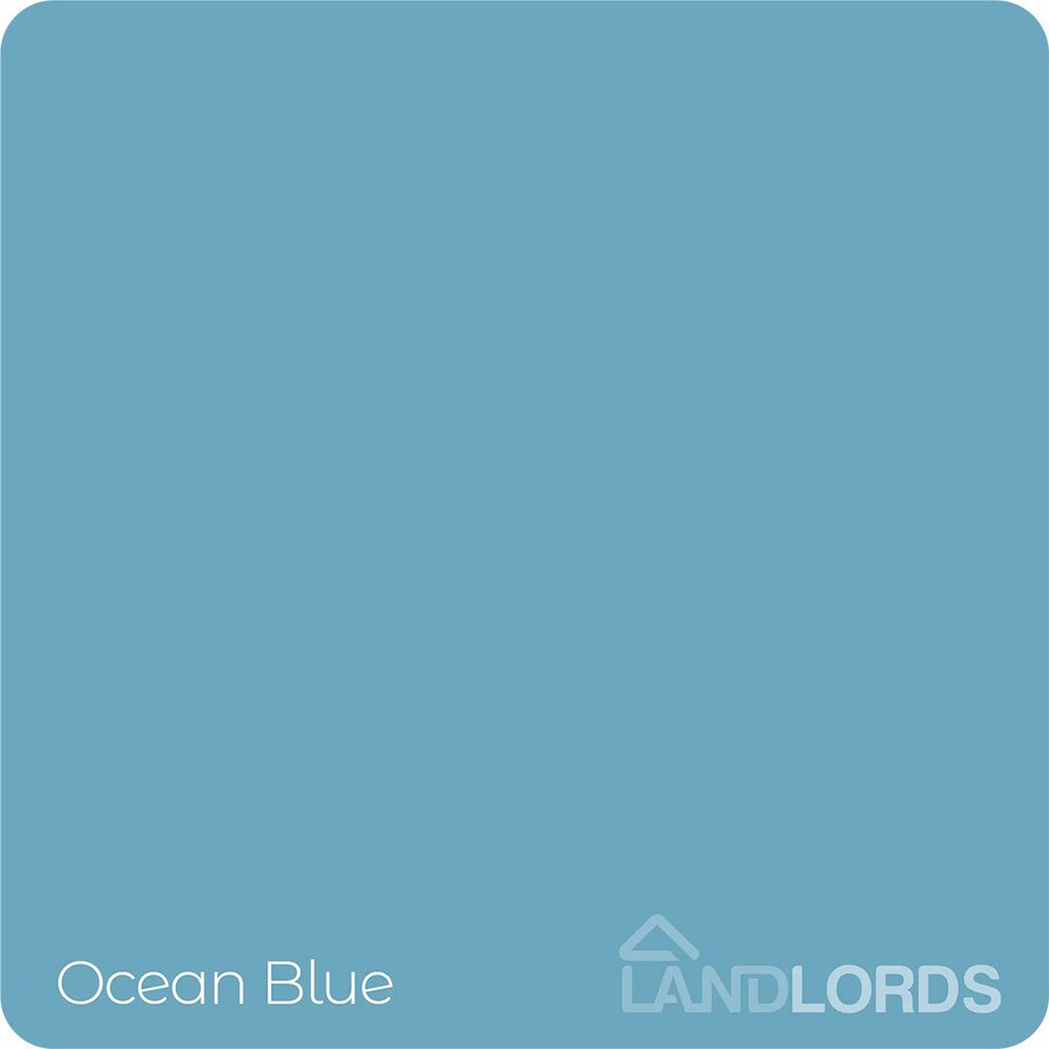 image 1 of Landlords Paint - Matt Paint - Smooth Matt Finish for Walls & Ceilings - Ocean Blue - 5L