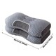 image 7 of Living and Home Knitted Sleep Support Pillow, Breathable Design- Grey,2Pcs | Grey
