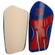 image 2 of FC Barcelona Childrens/Kids Crest Slip-In Shin Guards - Red/Blue - 10-12 Years