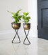 image 5 of Indoor Kensington Round Planter on Stand - Metal - L14 x W14 x H42 cm - Brass | Copper