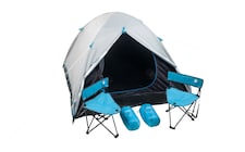 2 Person Camping Set with 2 Sleeping Bags and Chairs