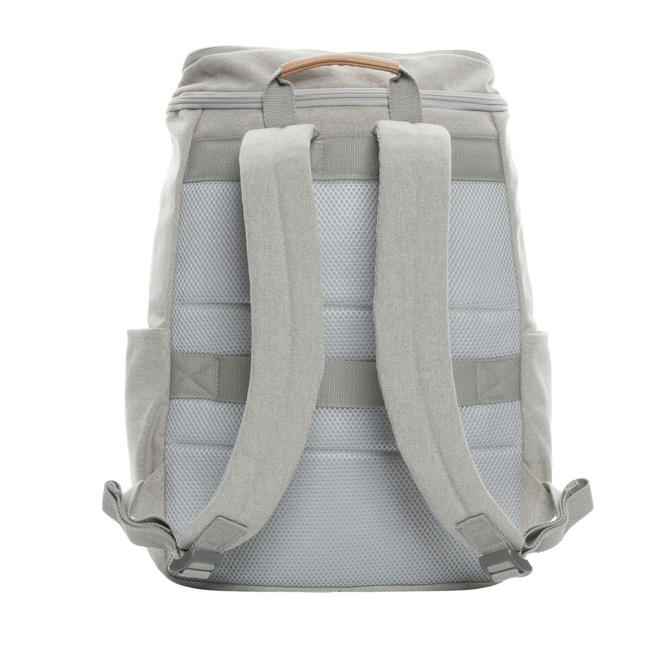 image 1 of XD Collection Impact Aware Recycled Canvas Laptop Backpack - Grey - One Size Grey