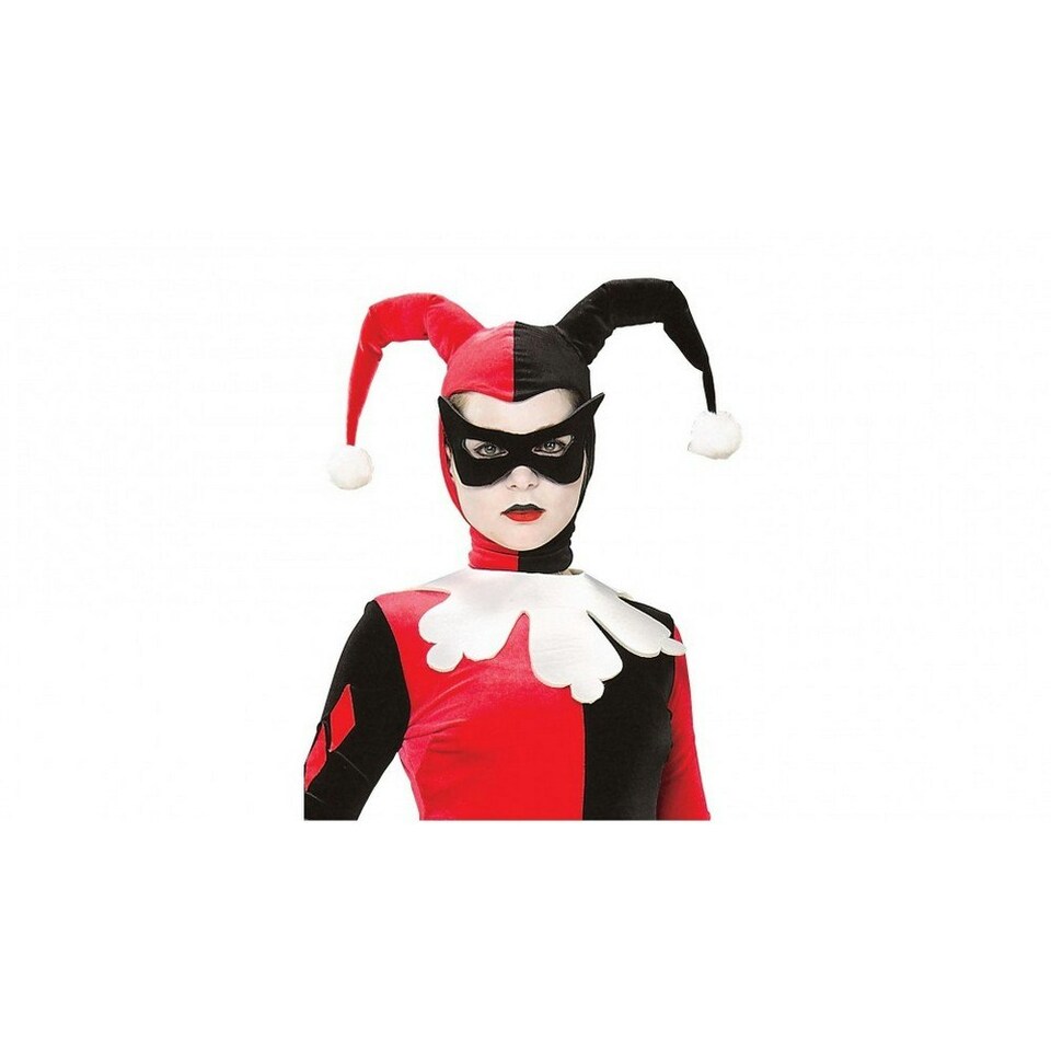 image 1 of Harley Quinn Womens/Ladies Costume - Black/Red - S S