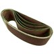 image 2 of Belt Power Finger File Sander Abrasive Sanding Belts 410mm x 65mm 120 Grit 5 PK
