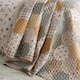 image 2 of Catherine Lansfield Floral Patchwork Quilted Bedspread | Cream | Natural | One Size
