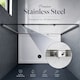 image 4 of Stech Homes 1500mm Reversible Sliding Shower Enclosure with 700mm Side Panel, 5mm Glass Chrome