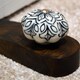 image 6 of Nicola Spring Wooden Door Stop - Black Flower