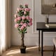 image 3 of Artificial 105cm Artificial Pink Rose Tree