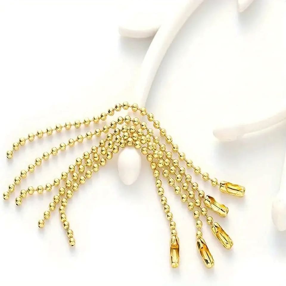 image 1 of 20cm Long Metal Ball Chain Extender for Label Tags - 100pcs
