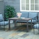 image 2 of Outsunny Extendable Garden Table 10 Seater for Lawn Balcony Patio