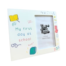 Widdop Gifts My First Day At School Photo Frame with Stand