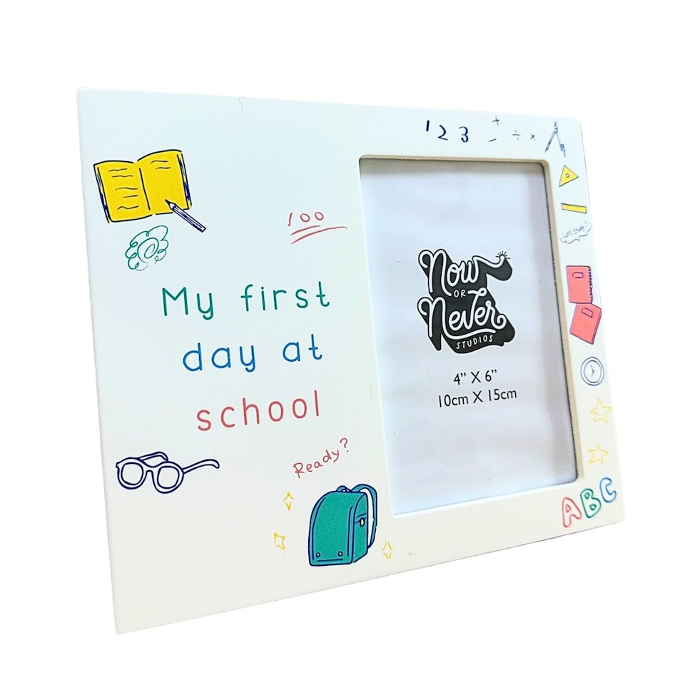 image 1 of Widdop Gifts My First Day At School Photo Frame with Stand