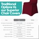 image 4 of Chair Cover Spandex Polyester Stretch, Flat Dining Slipcovers - 1pc