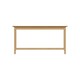image 4 of Taberno Oak Coffee Table Natural Oak Orange