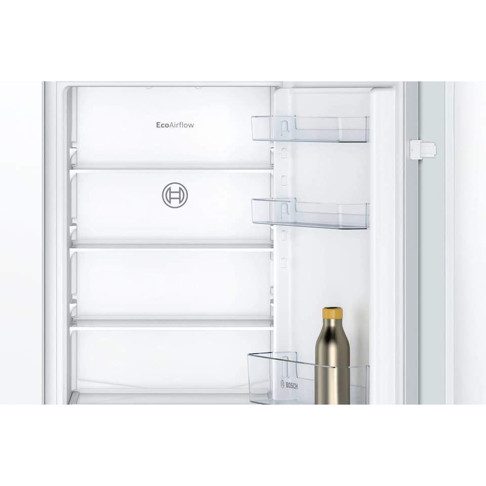 image 1 of Bosch 60-40 Integrated Fridge Freezer, Sliding Door Hinge, 260 Litre, 54cm - KIN86NSE0G