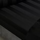 image 1 of Catherine Lansfield So Soft Satin Stripe Fitted Sheet | Black | Double
