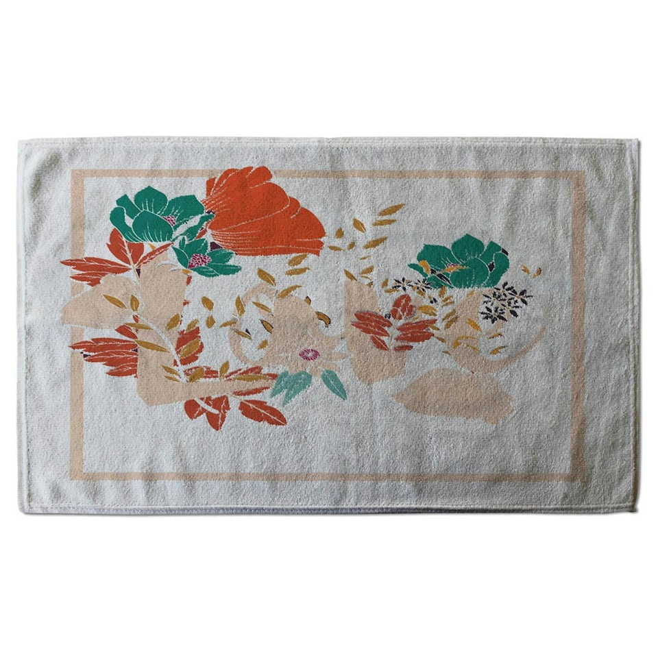 image 1 of Love & Flowers (Kitchen Towel)