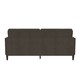 image 4 of Asher 2-Seater Sofa in Fabric Light Grey Grey | GREY