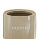 image 5 of Fletcher Beige Ceramic Utensil Jar Brown