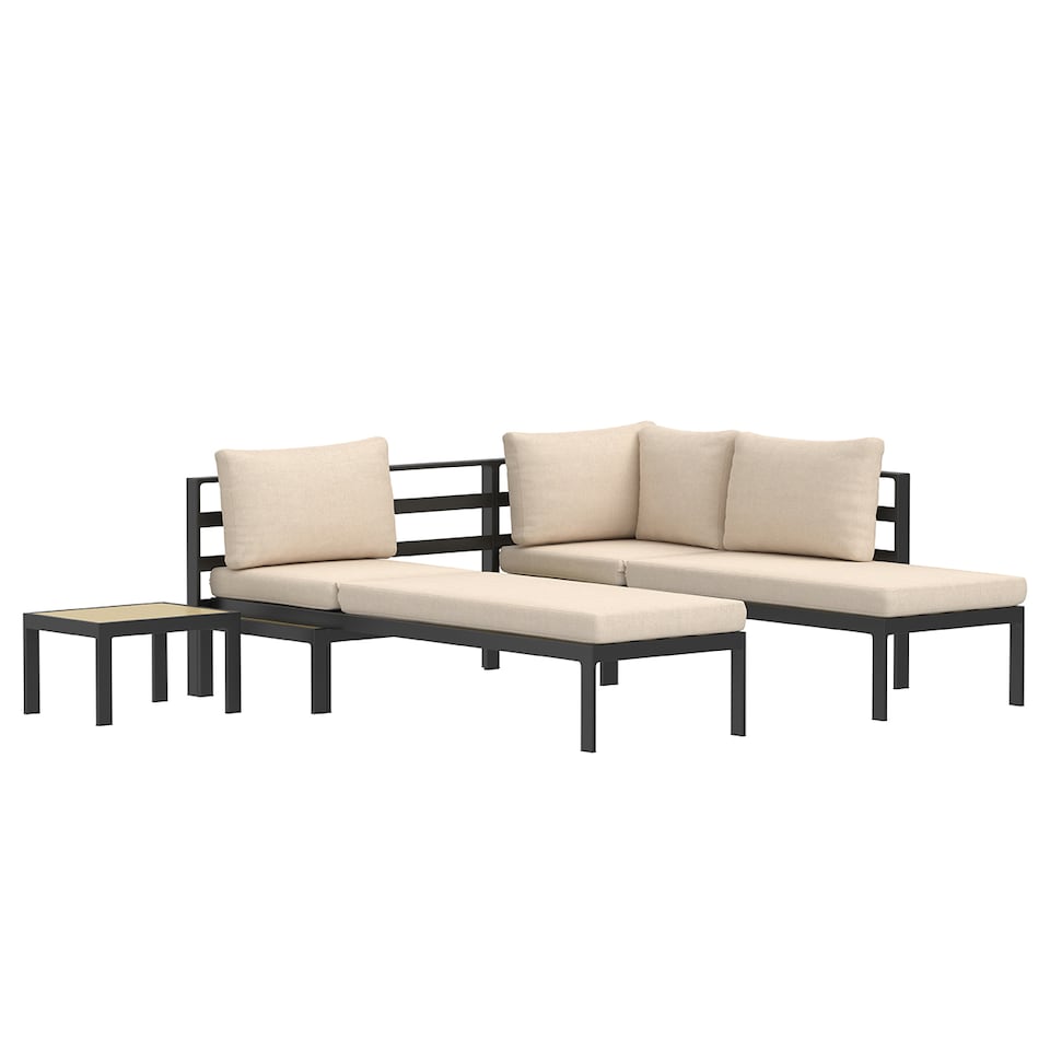 image 1 of Charles Bentley Lagos Modular Aluminium Lounge Set